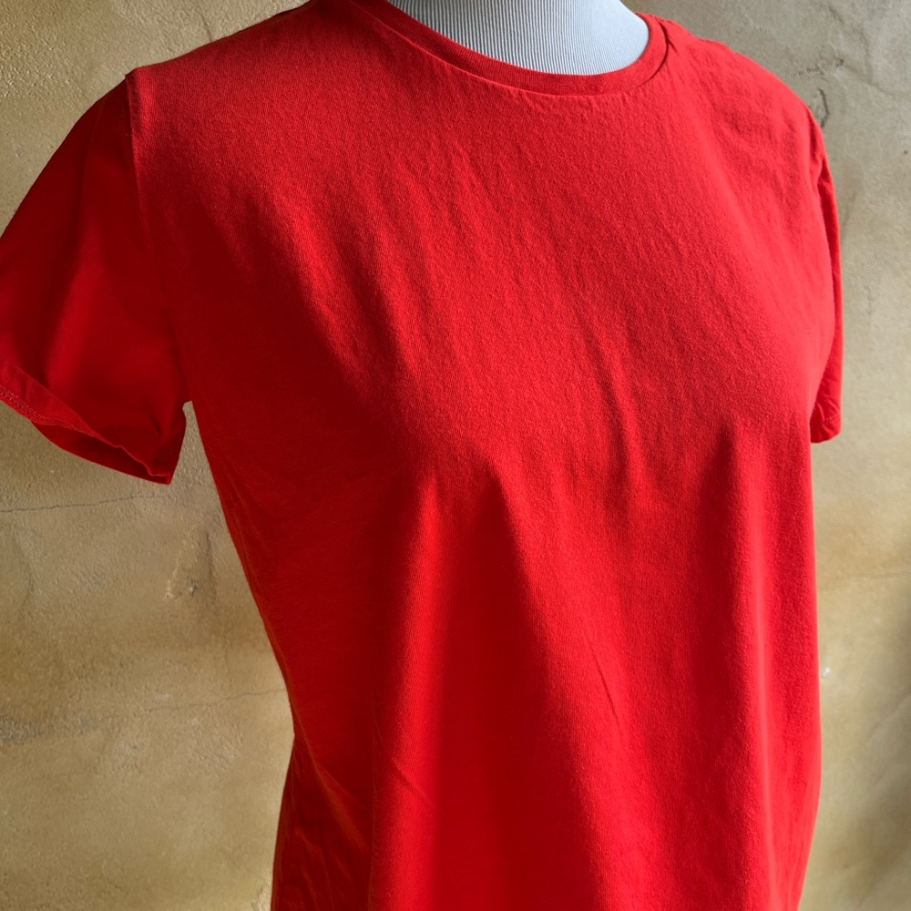 Zara Women's Solid Basic Short Sleeve Tee Shirt O… - image 3